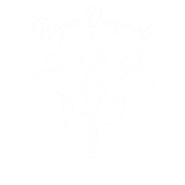 Bajan Originals Logo White Transparent Background